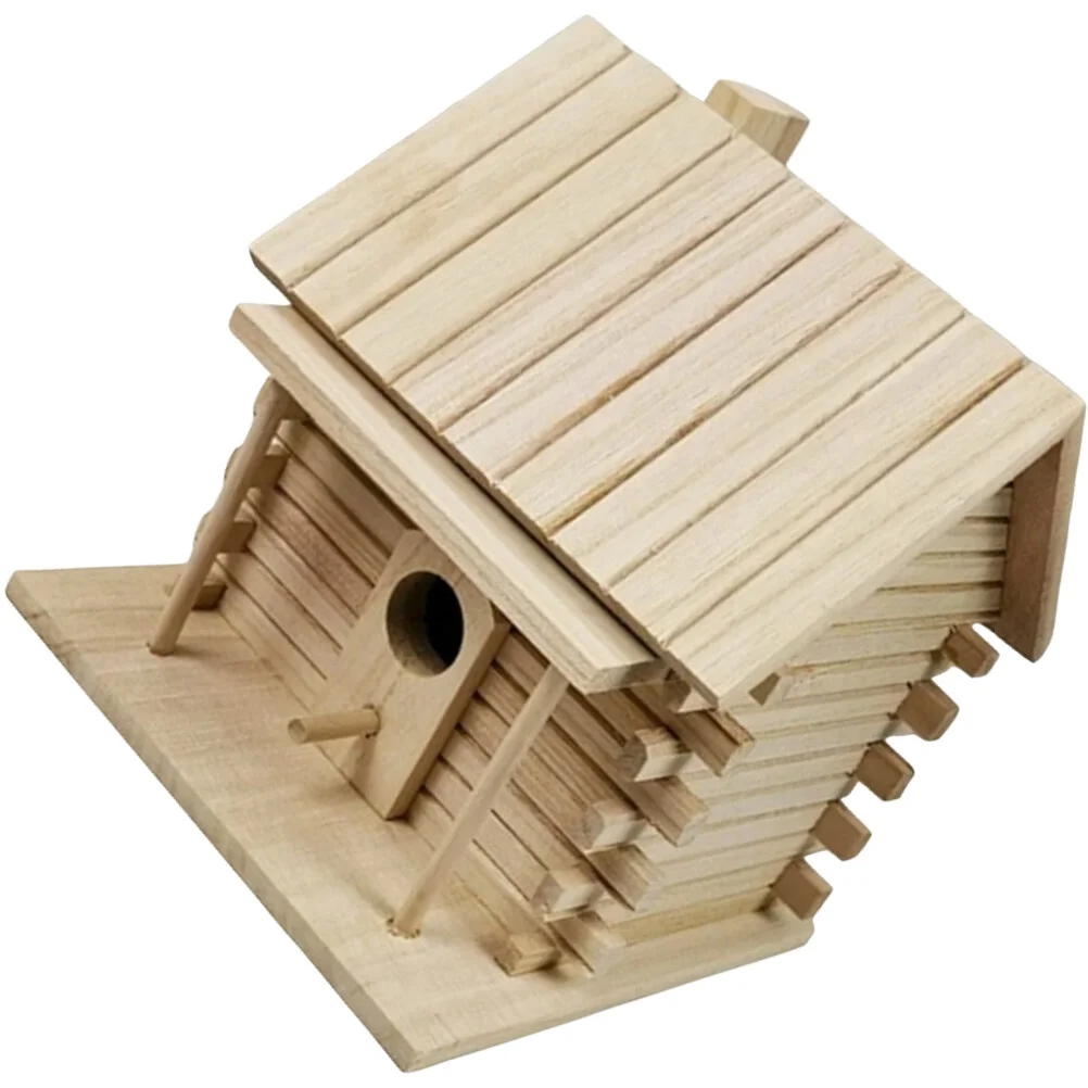 

Домик для птичьей клетки, деревянная коробка для Колибри, аксессуары для попугаев