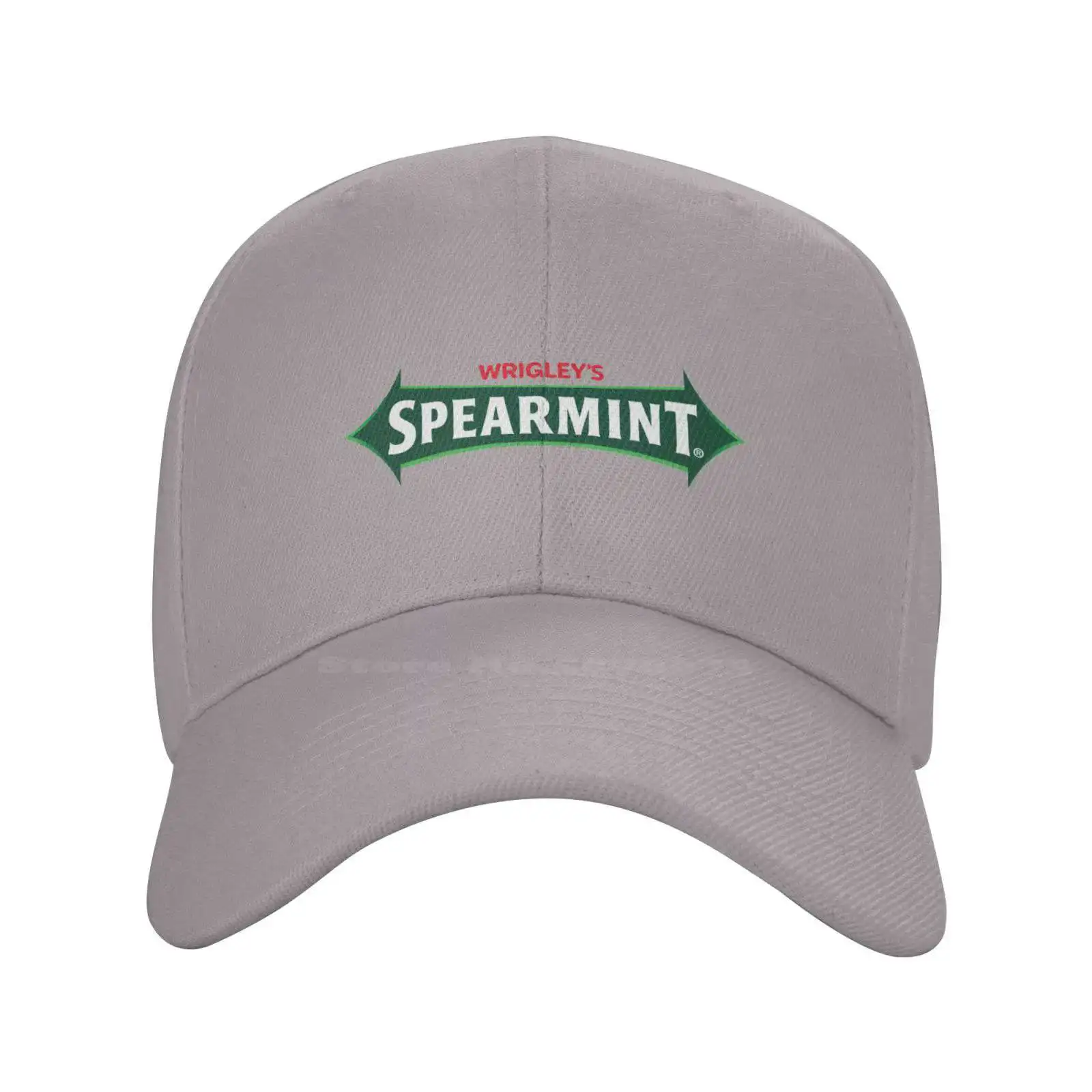 

Wrigley Spearmint Logo Printed Graphic Brand Logo High-quality Denim cap Knitted hat Baseball cap