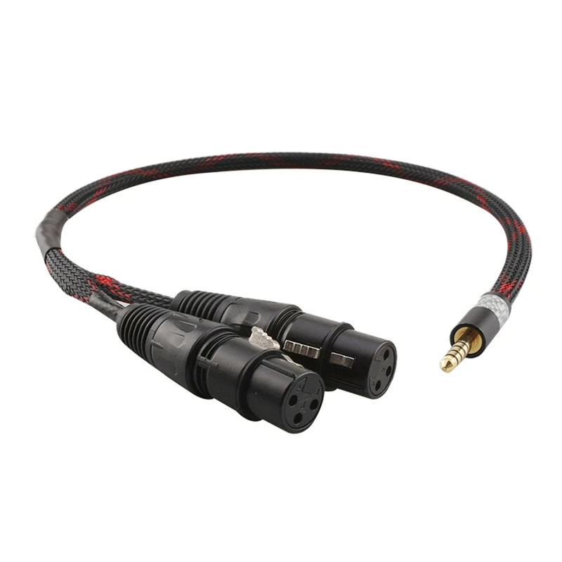 

3-контактный аудиокабель HIFI Balance 4,4 мм к 2 XLR мама для Mp3 Pha2A Wm1A 1Z Zx300A DAC AMP 2 XLR, балансировочный кабель
