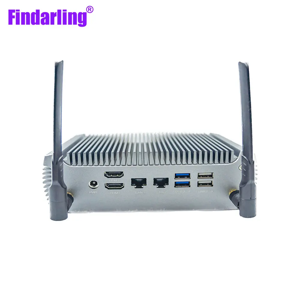 

AMD Ryzen™ R7 4700U/R5 4500U/R3 4300U Dual Ethernet Industrial Control Game 4K Fanless Windows 11 Mini PC Support HDD Computer