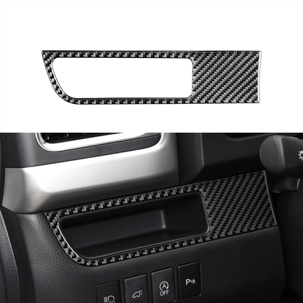 Наклейки из углеродного волокна для автомобильного водителя слот карты панель