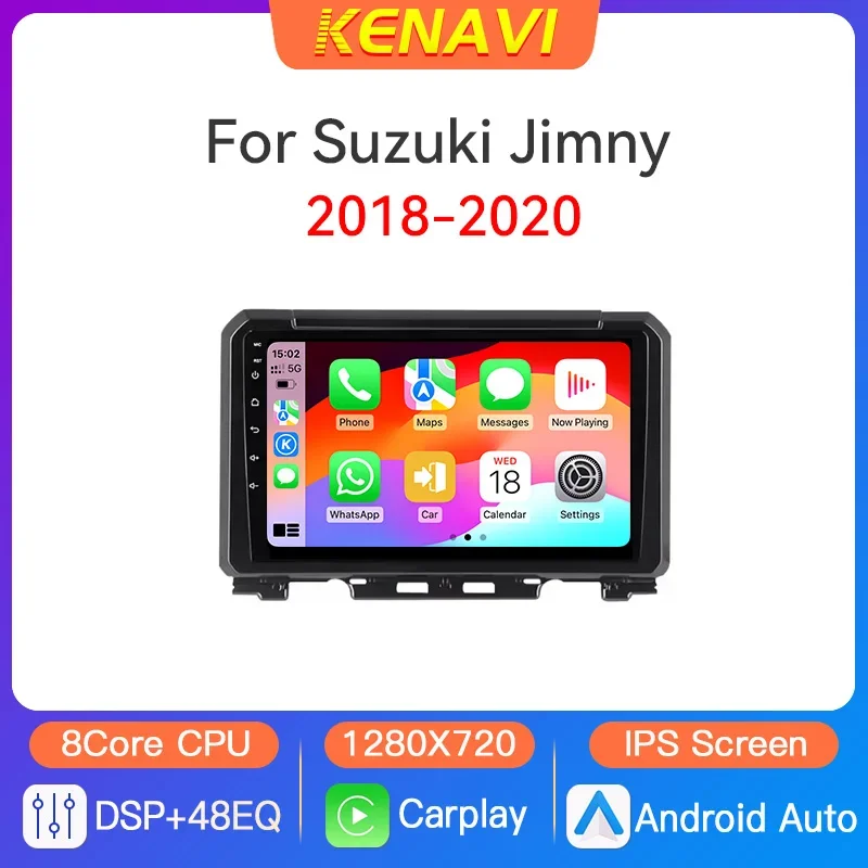 Автомобильный стерео радио 2Din для Suzuki Jimny JB64 2018 2019 2020 мультимедийный плеер GPS