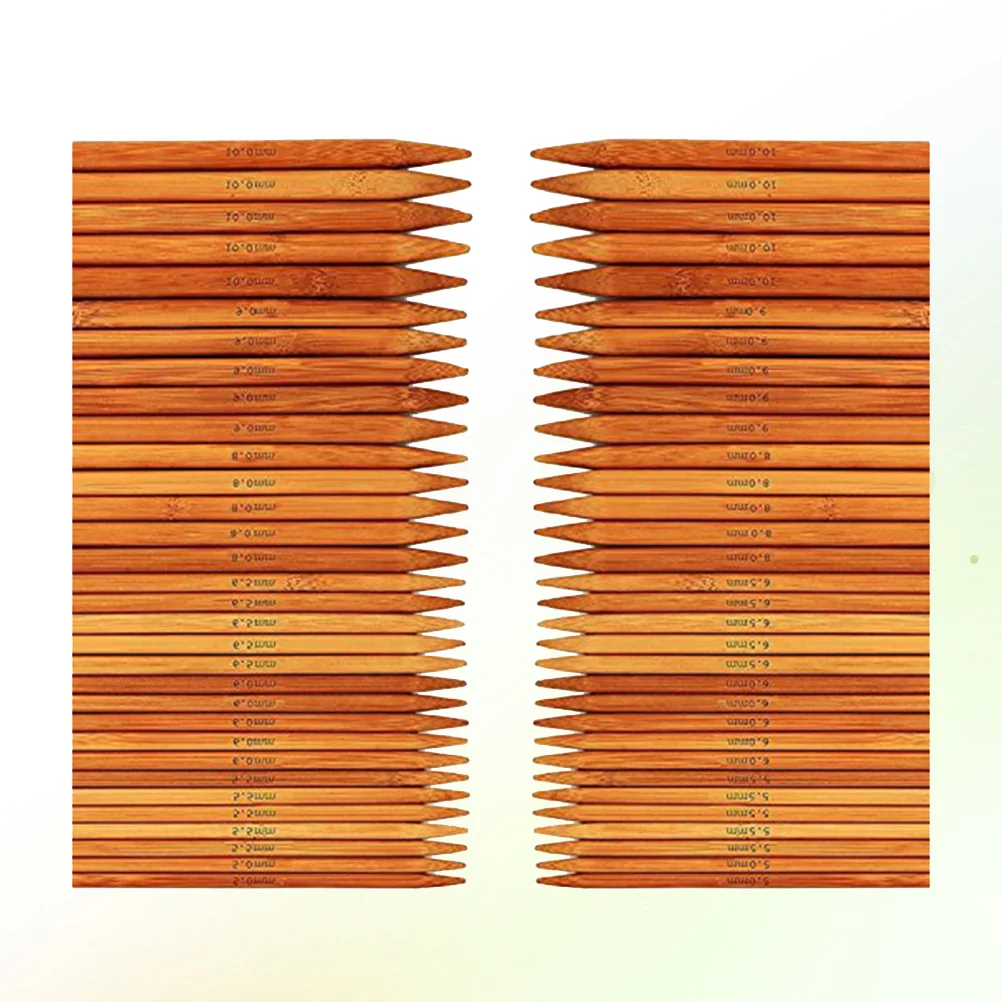

75 шт., Бамбуковые Спицы для вязания, 20 см