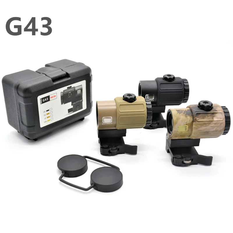 

Tactical G33 G43 Sight Airsoft 3X Magnifier G43 G33 Scope With Switch toSide Quick Detachable QD Mount Hunting Apply Red Dot 558