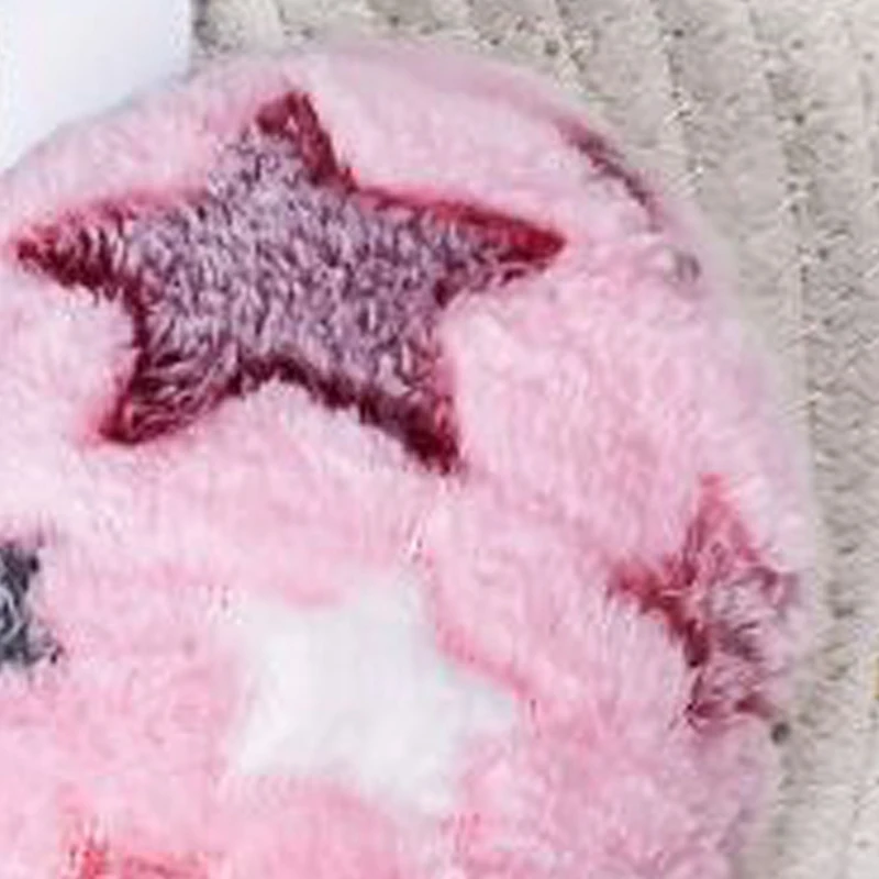 Домашние уличные тапочки для мужчин и женщин со звездами теплые женские