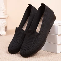 new mesh breathable sneakers women breathable light slip on flat casual shoes ladies loafers socks shoes women zapatillas mujer