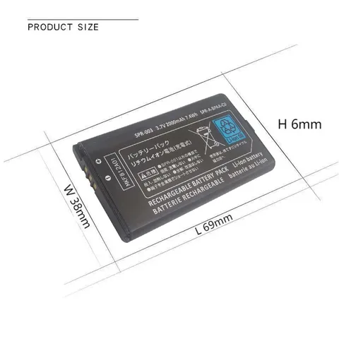 SPR-003 литий-ионный аккумулятор 2000 мАч для игровой консоли Nintendo 3DSLL 3DSXL 3DS ll SPR003 аккумуляторы с инструментами