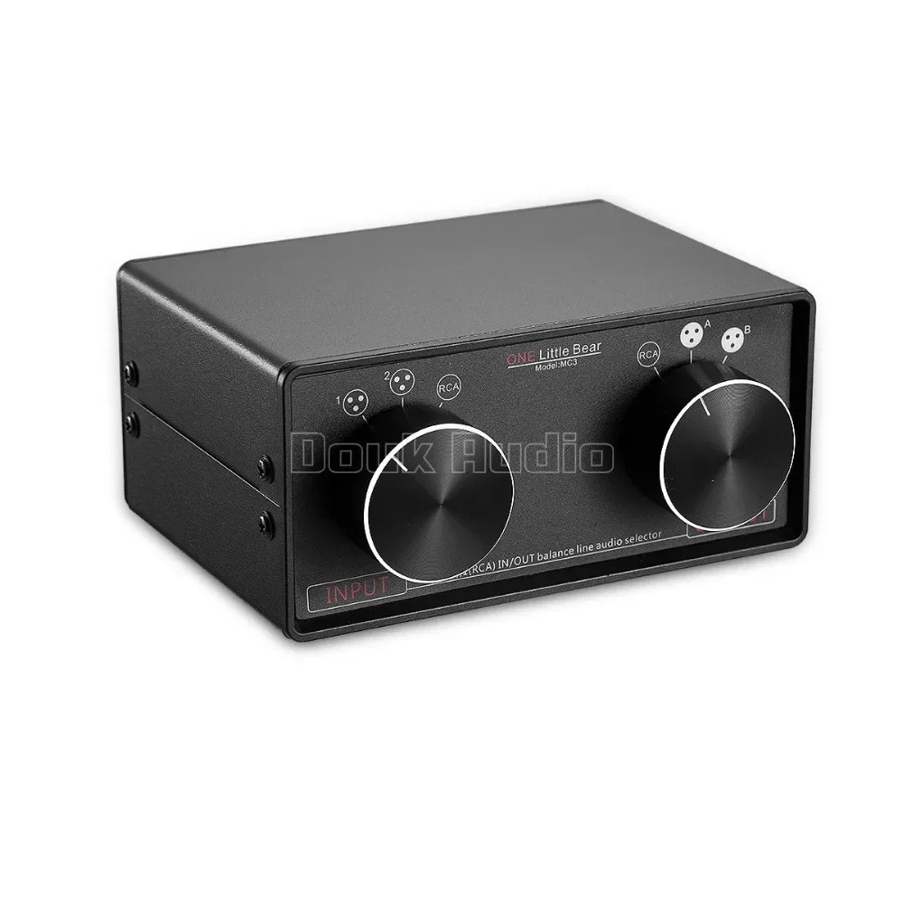 2-В-2-ВЫХ XLR Сбалансированный/безбалансированный стереоконвертер Аудио