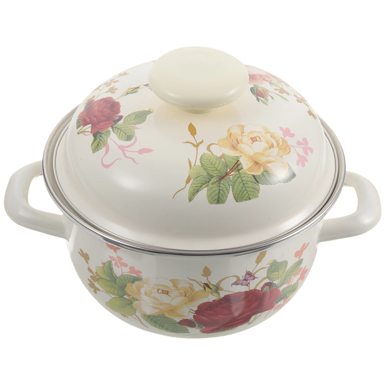 

Enamel Pans Glass Casserole Dish Lid Steamer Saucepan Small Cooking Pot Non Stick Handle Nonstick Mini