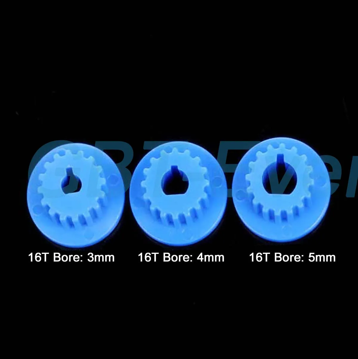 

10Pcs 16 Teeth D-Shaped Hole Blue Spindle Gears Bore 3 4 5mm Plastic Gears POM MXL Spindle Gears for N20,370 Reduction Motors