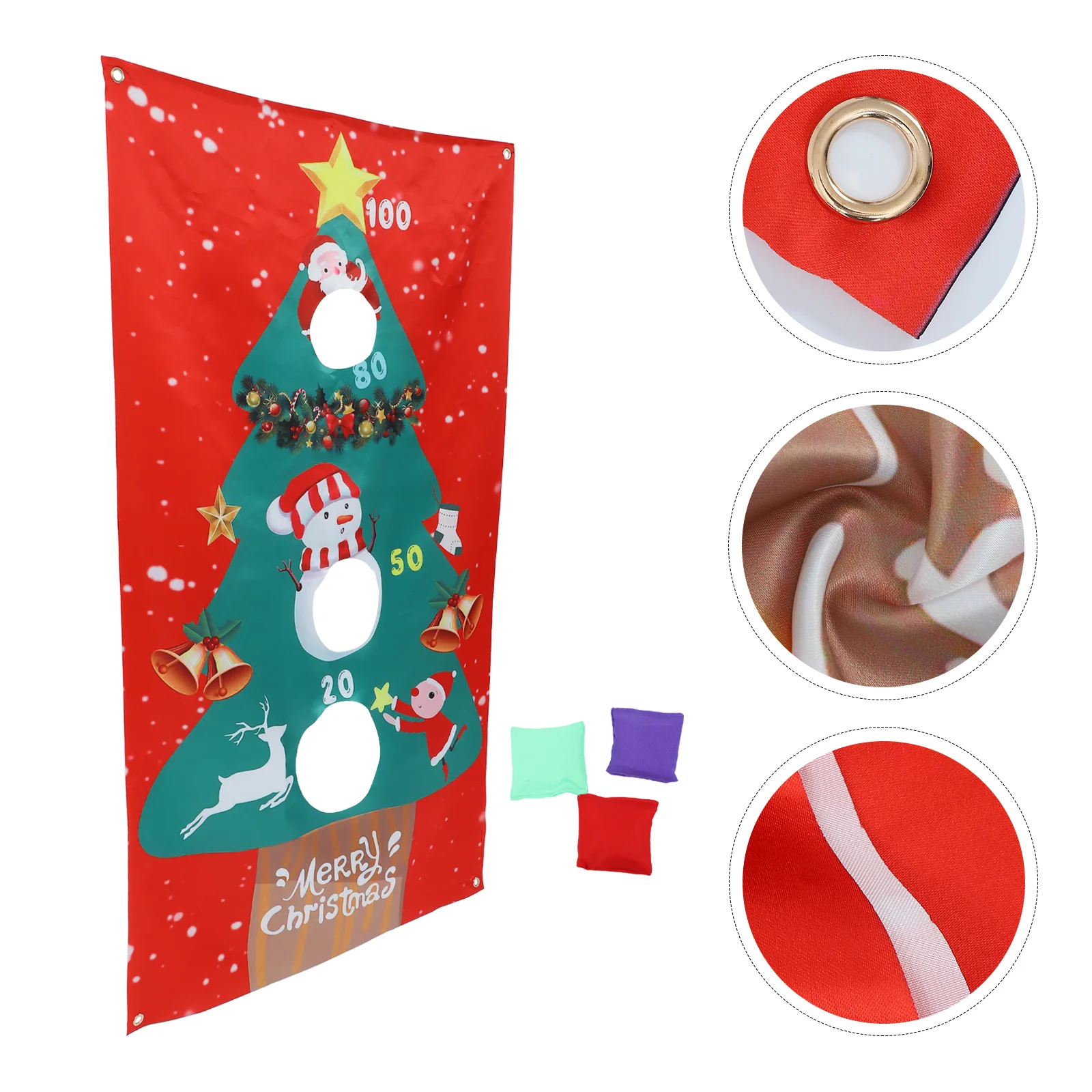 

Christmas Toss Game Tossing Activity Banner Backdrop Outside Party Games Christmas Party Supplies Favors