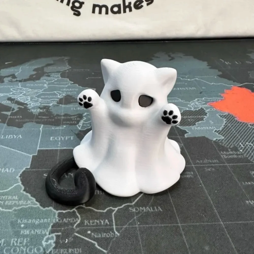 

Миниатюрная модель кошки из ПЛА