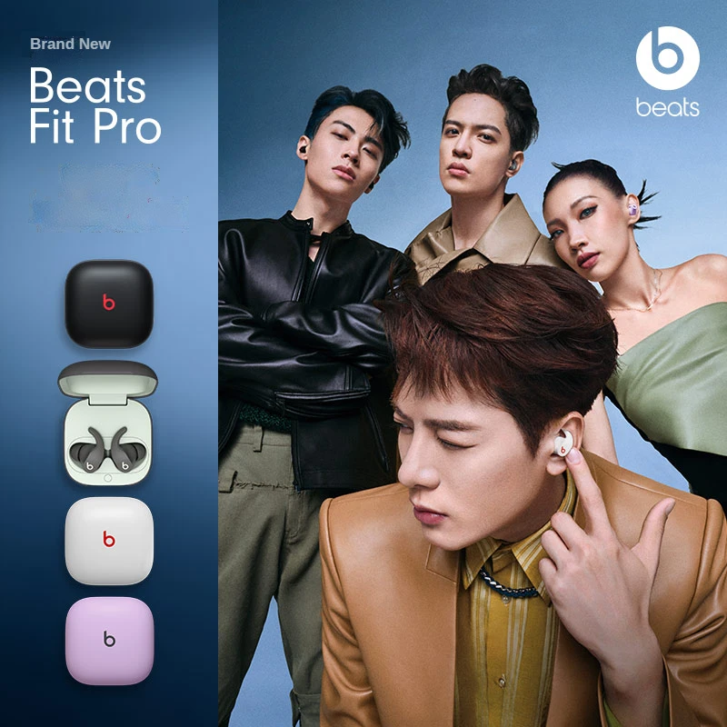 

New Beats Fit Pro New Wireless Bluetooth Headphones Noise Cancelling Earbuds Sweatproof Sports Headphones with Mic Charging Case