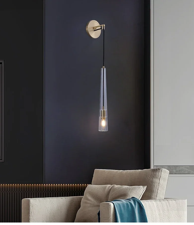 Настенный светильник GHEUVNJ хрустальный