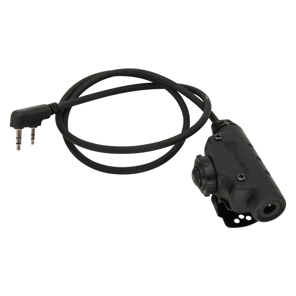 Tactical U94 V2 PTT  Cable Plug Headset Adapter for Kenwood Baofeng UV-5R UV-5RE Plus BF-888S UV-6R H777 Walkie Talkie Ham Radio
