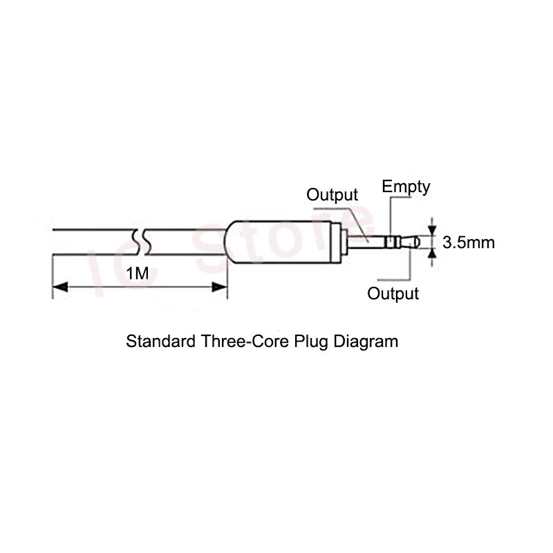 SCT-013-000 5A 10A 20A 30A 50A 100A 50MA 1V 1% неинвазивный трансформатор тока с разделенным сердечником, датчик тока переменного тока (art.: 3920cd93264de) - 3920cd93264de