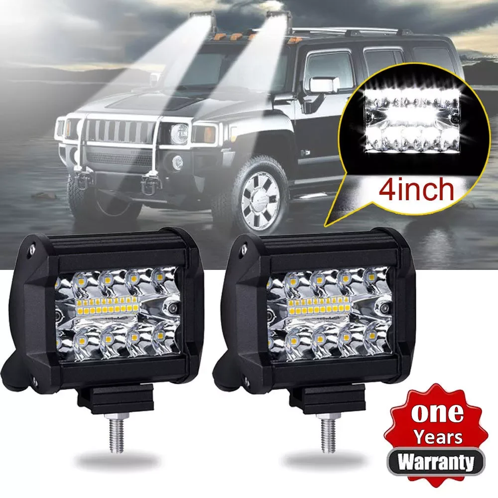 

60W Spot Cree LED Light Work Bar Lamp Driving Fog Offroad SUV 4WD Offroad Driving Lamp Headlight ATV UTV Boat Truck