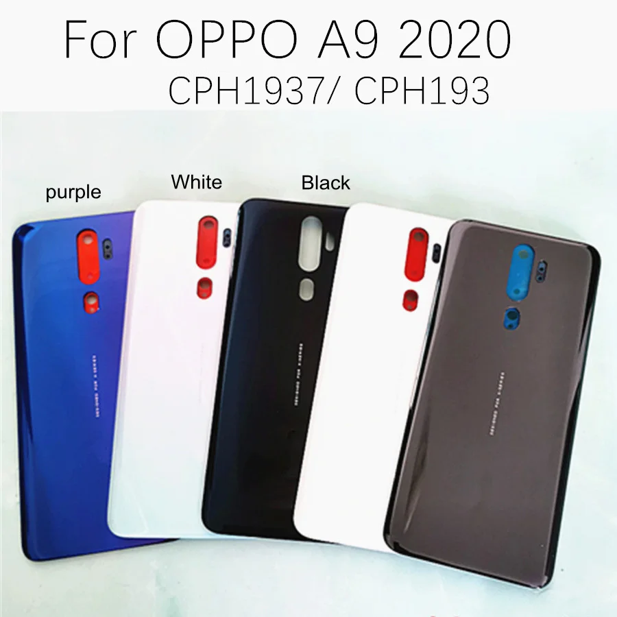

6.5 inch For Oppo A9 2020 Back Cover Rear Door Housing Battery Case Replacement Repair Parts For oppo A9 2020 CPH1937 CPH193