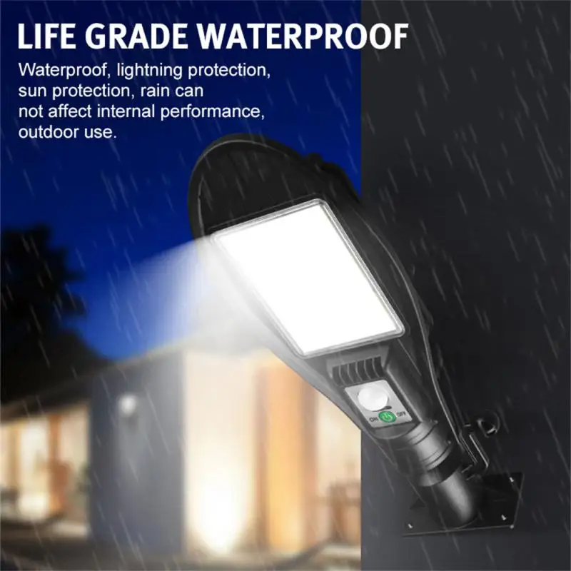 

72/117/108 COB Solar LED Street Light Waterproof Smart Remote Control PIR Motion Sensor Lamp 56 LED Outdoor Garden Security Lamp