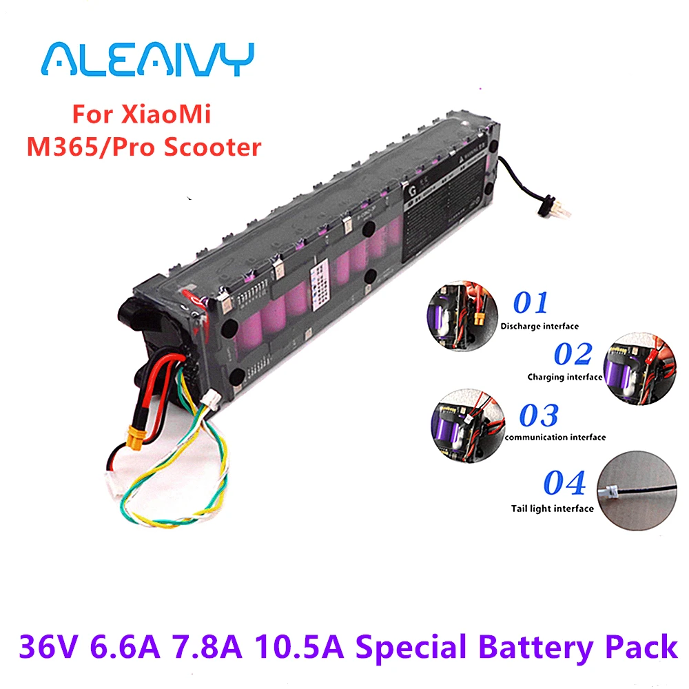 

New Original 36V 7.8/10.5/14.4ah Battery For Special Battery Pack of Xiaomi M365 Pro Scooter 36V Battery 6600/7800 / 10500 mAh