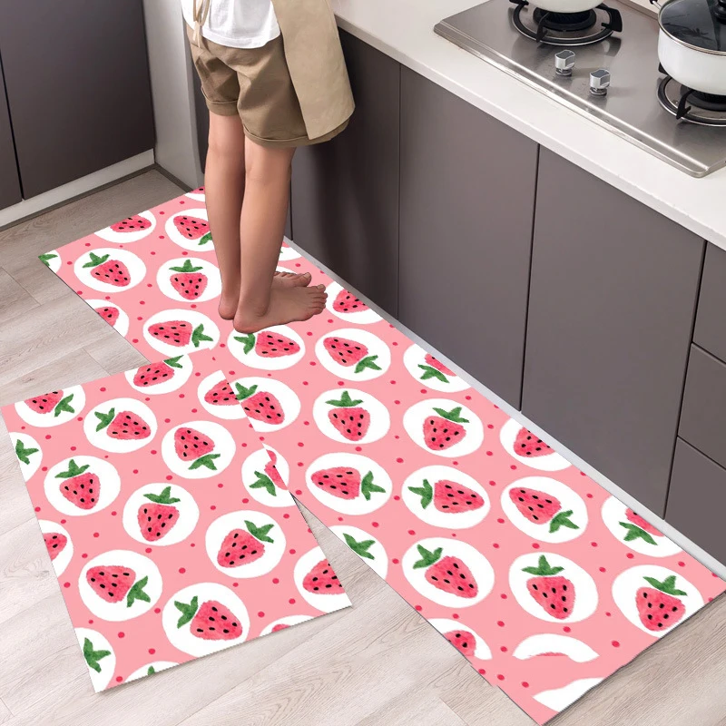 

Yaapeet Non-slip Simple Nordic Style Kitchen Floor Mat Household Carpet Long Strip Door Mat Modern Home Decor