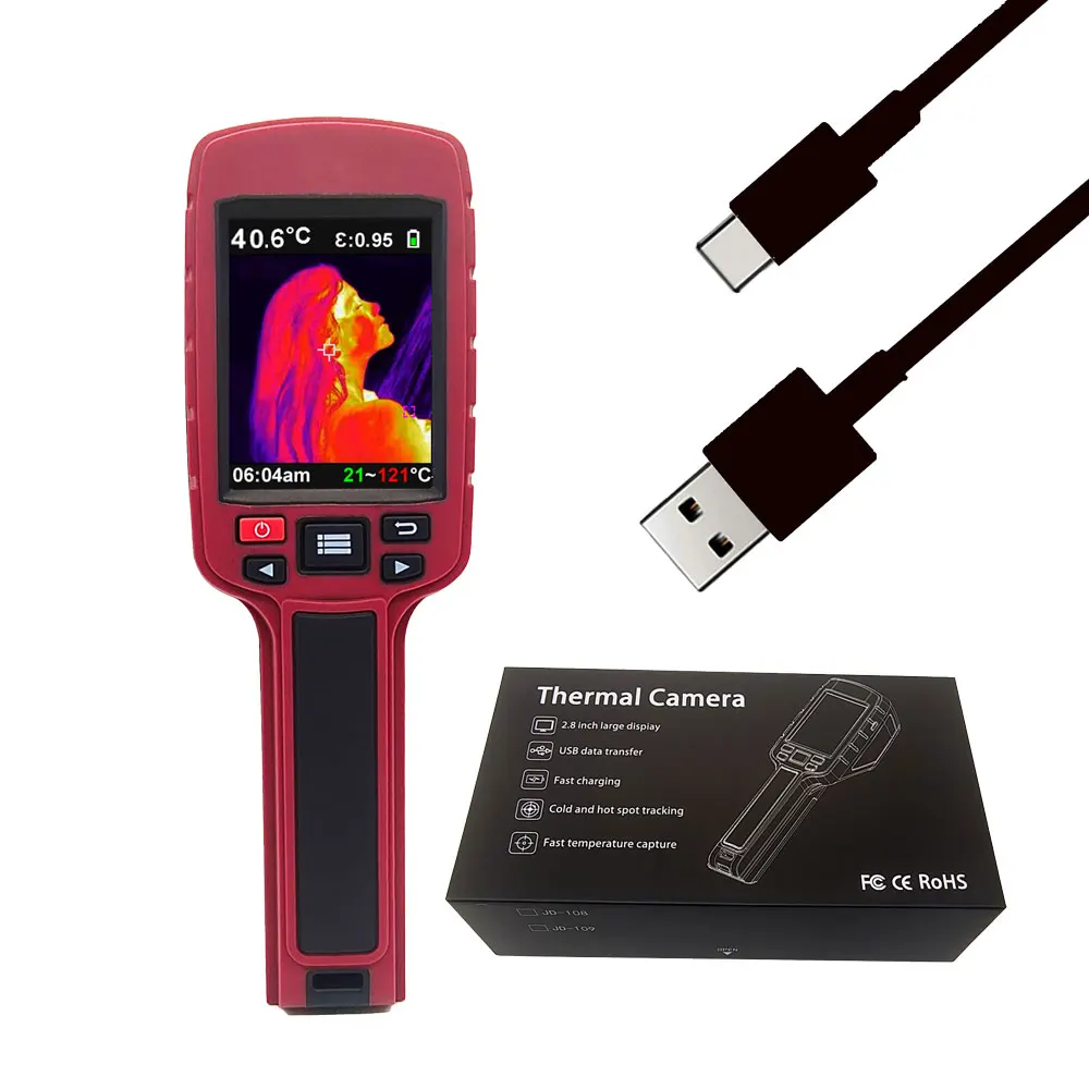 

Ручной инфракрасный тепловизор с ЖК-дисплеем, с температурой от-20 ℃ до 500 ℃