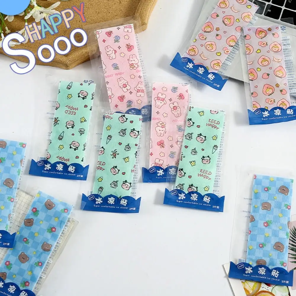 2 шт./упаковка охлаждающие наклейки с принтом