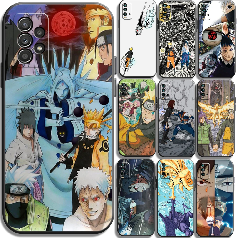

Cartoon Naruto Anime Phone Cases For Xiaomi Redmi Note 10 10S 10 Pro POCO F3 GT X3 GT M3 Pro X3 NFC Cases Soft TPU Back Cover