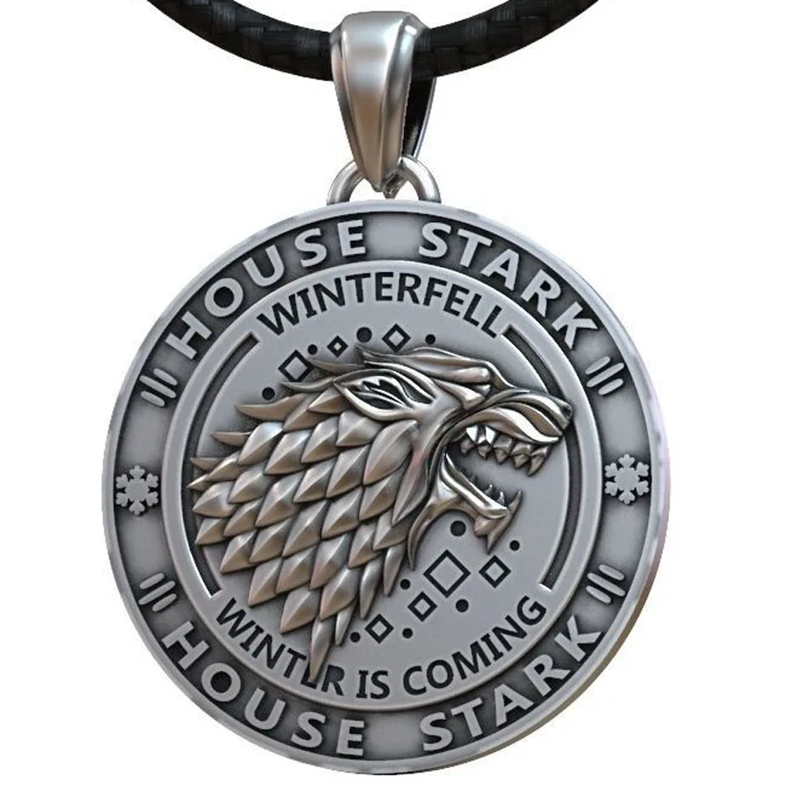 

Sublime Antique Winter Werewolf Art Relief 925 SOLID STERLING Silver Pendant