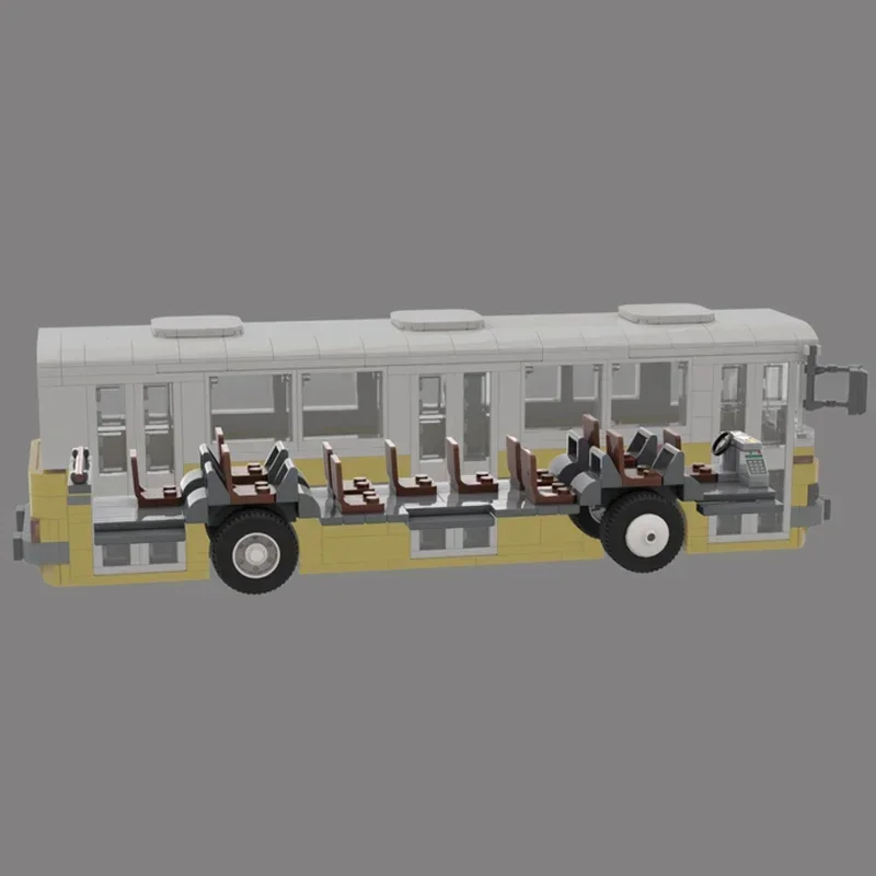 MOC Building Bricks Городской автобус Ikarus 260 1976
