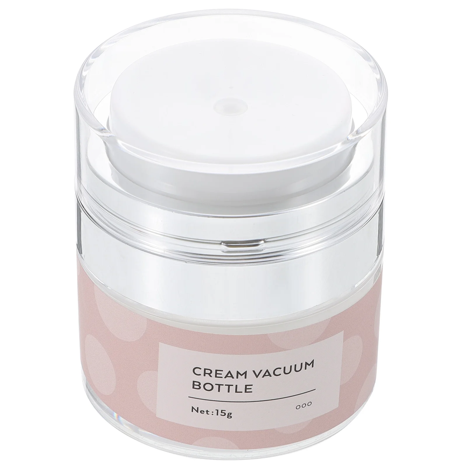 

Безвоздушный контейнер для крема с насосом, емкость, пустые многоразовые бутылки, банки, вакуумные дорожные контейнеры, акриловая крышка дл...