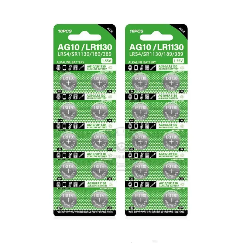 Аккумулятор AG10 LR1130 SR54 389 190 SR1130 D189 LR54