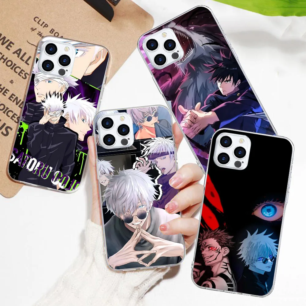 BY-64 Satoru Gojo мягкая фотография для OPPO A12S A53 A32 A31 A9 A5 A11K A12 A33 F9 Reno 2Z 2F 3 5Z A55 A54 Pro