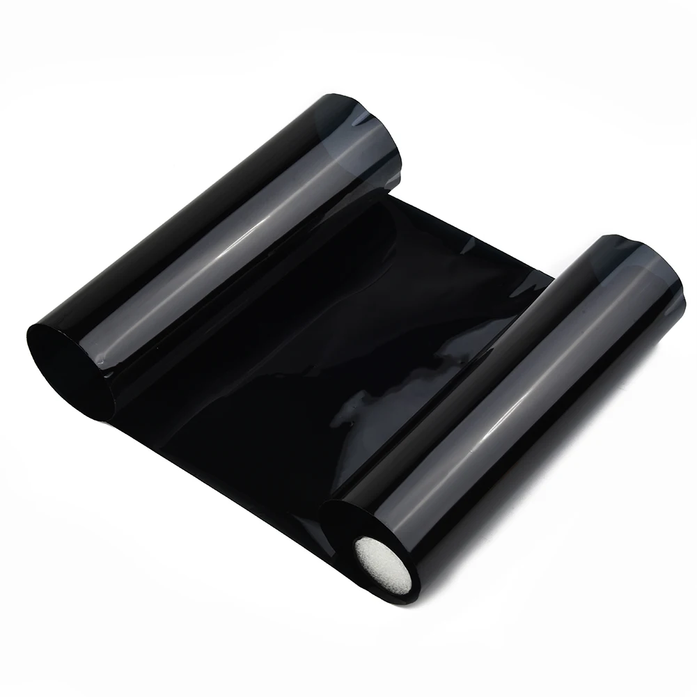 

20cm*150cm Car Solar Film Car Front Windscreen Black Transparent Anti-UV Sun Shade Water-resistant Auto Exterior Accessories