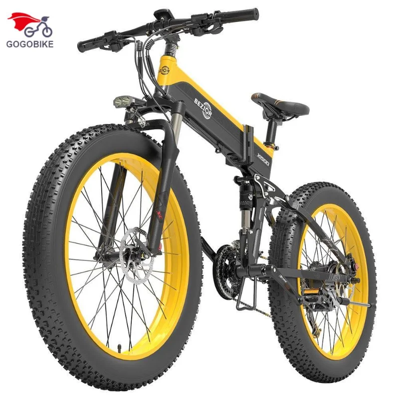 

GOGOBIKE 1500W Electric Bike Dual Motor 48V12.8Ah Lithium Battery Adult Electric Bike 26inchSnow Bike Fat Tire Mountain Bike