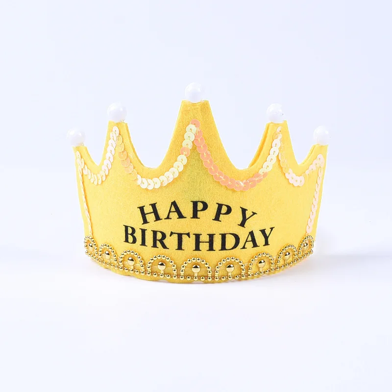 Светящиеся шапки с днем рождения