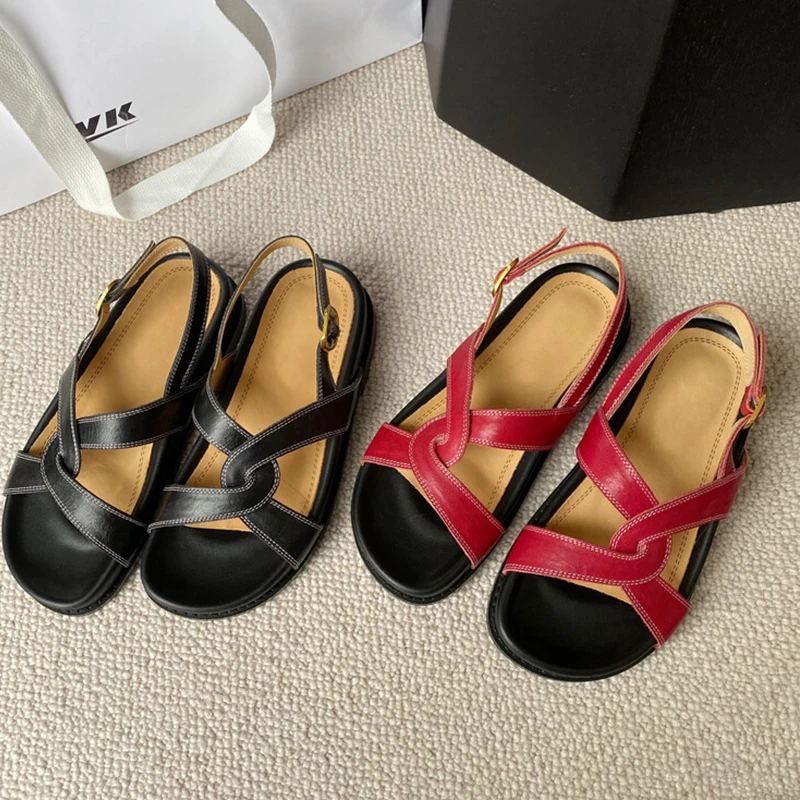 Женские туфли на платформе JOZHAMTA удобная летняя обувь толстом каблуке тканые