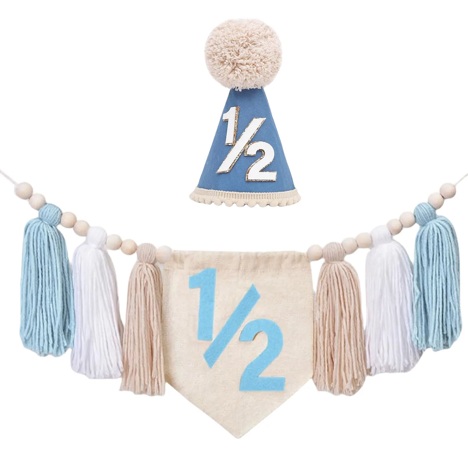 

Баннер для стульчика 1/2 дня рождения