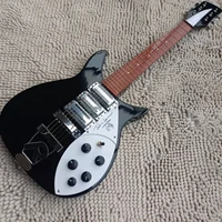 325 electric guitar rickenback 6 string electric guitar bright black paint high quality material double edging custom store