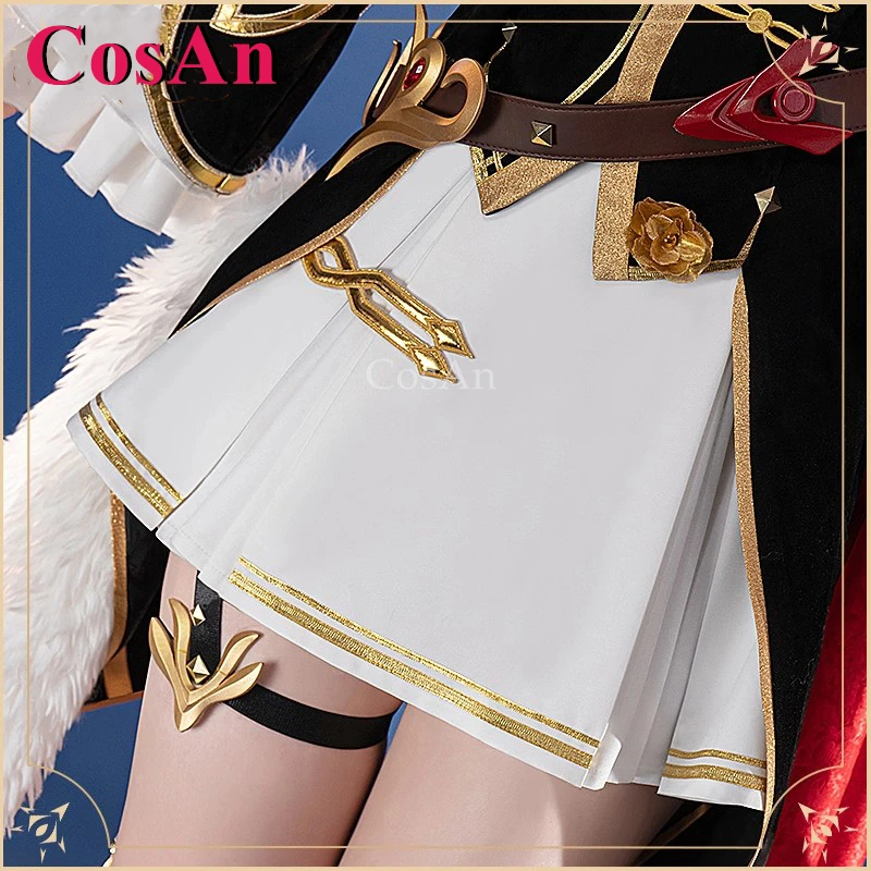 Фото Костюмы для косплея CosAn Game Honkai Impact 3 Raiden Mei, боевая униформа «Песня Пылающей Ночи», одежда для ролевых игр на Хэллоуин, новинка №4