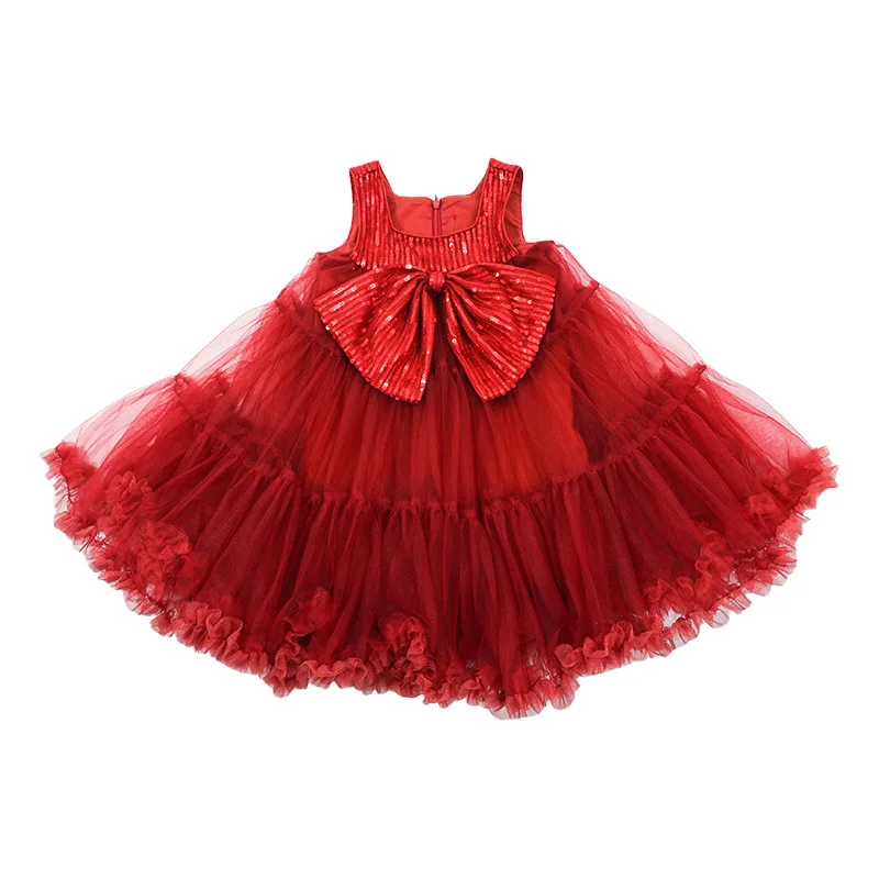 

Girls Dress 2022 New Summer Gauze Fluffy Skirt Children's Princess Skirt Foreign Style Casual Party Skirt