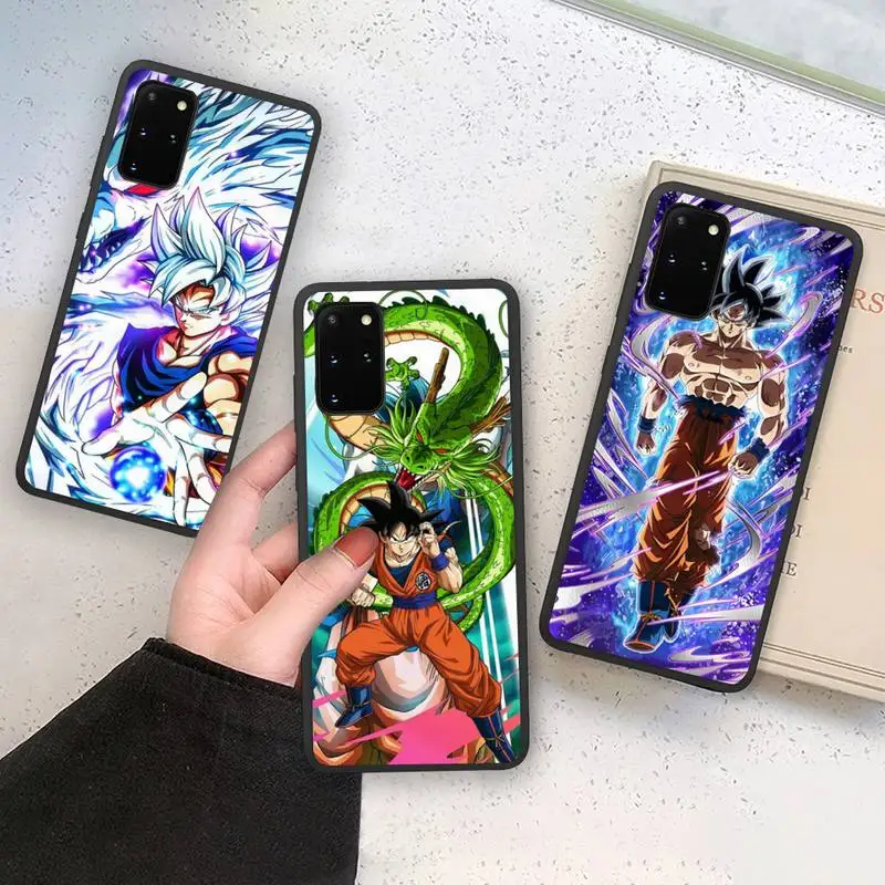 

Goku Super Drawing Dragon Ball Z Phone Case Soft For Samsung Galaxy Note20 ultra 7 8 9 10 Plus lite M21 M31S M30S M51 Cover