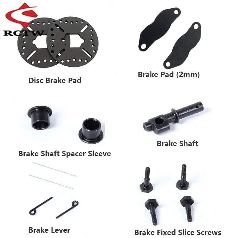 

High-Quality Brake Reparing Bag Set for 1/5 Rc Car Losi 5ive T ROFUN ROVAN LT KingmotorX2 Truck Spare Upgrade Parts