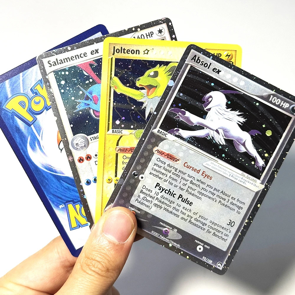 Фото Карты PKM Power Keepers (PK) для прокси-игр: редкие, популярные, хитовые товары, PTCG Flareon # 100 Джолтеонов # 101 Вапореон # 102 Абсол Саламенс/бывший Чаризард # 6 №5