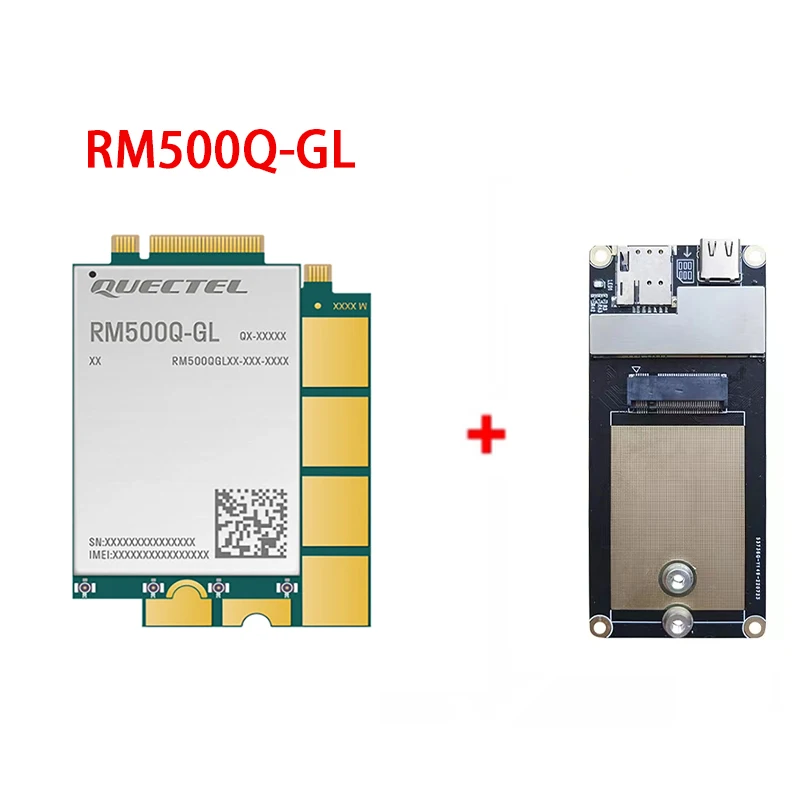 New Original Quectel RM500Q-GL Chips RM500QGLAB-M20-SGASA RM500Q IoT/eMBB-optimized 5G Cat 16 M.2 Module With Type C adapter