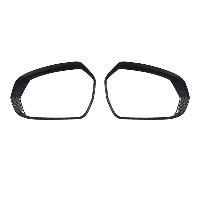Автомобильное углеродное волокно ABS зеркало заднего вида защита от дождя Крышка