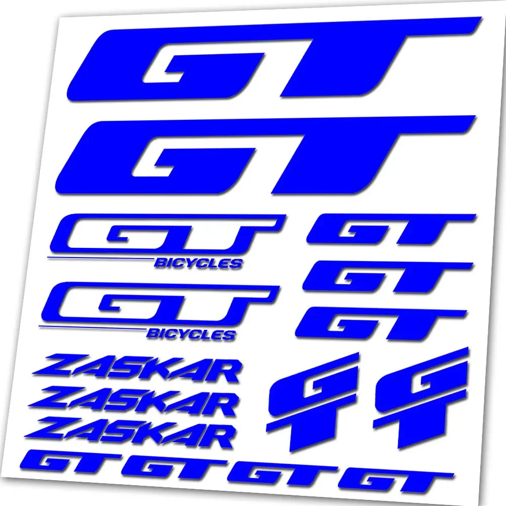 Для GT ZASKAR Bike Велосипедные виниловые вырезанные графические наклейки/набор