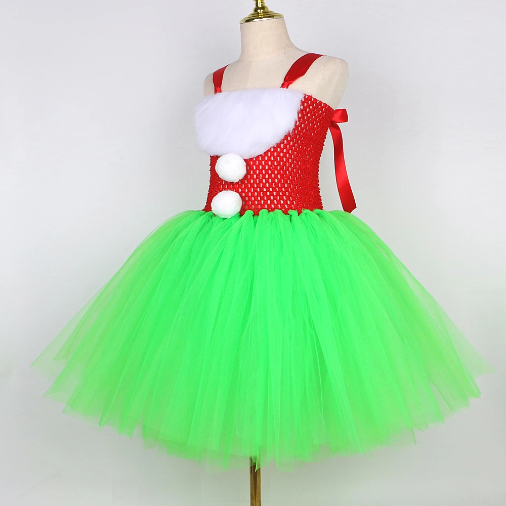 Детский маскарадный костюм Санта-Клауса для девочек