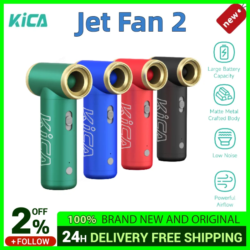 

Электрическая воздуходувка KICA Jetfan 2, портативная перезаряжаемая воздуходувка для пыли для ПК, автомобиля, 100000 об/мин, компьютерная клавиатура