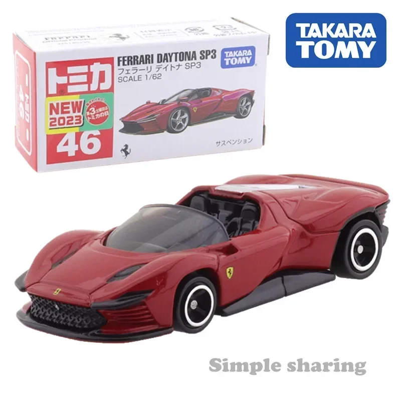 

Takara Tomy Tomica No.46 Ferrari Daytona SP3 1/62 Alloy Toys Motor Vehicle Diecast Metal Model